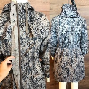 Topshop Printed Rain Anorak